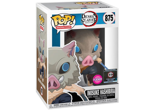 Funko Pop! Animation Demon Slayer - Inosuke Hashibira #875 Flocked Chalice Collectibles Exclusive