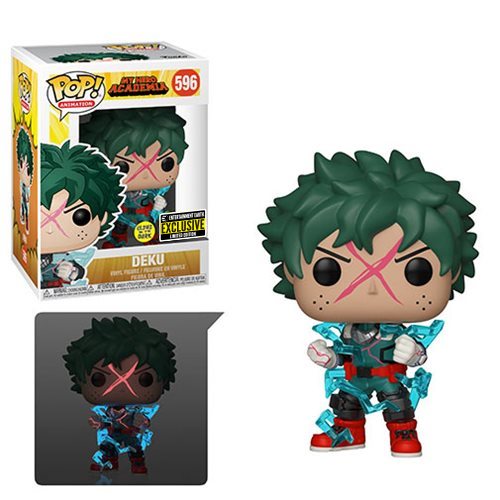 Funko Pop! Animation My Hero Academia - Deku #596 Glow in the Dark Entertainment Earth Exclusive