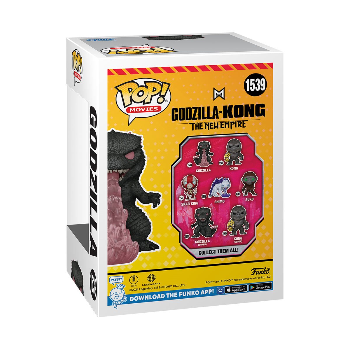 Funko Pop! Movies Godzilla x Kong The New Empire - Godzilla with Heat Ray #1539