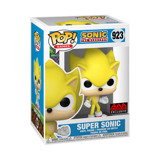 Funko Pop! Games Sonic the Hedgehog - Super Sonic #923 AAA Anime Exclusive