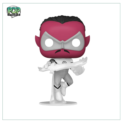 Funko Pop! DC Heroes Green Lantern - White Lantern Sinestro #398 Virtual Funkon Con Sticker Exclusive