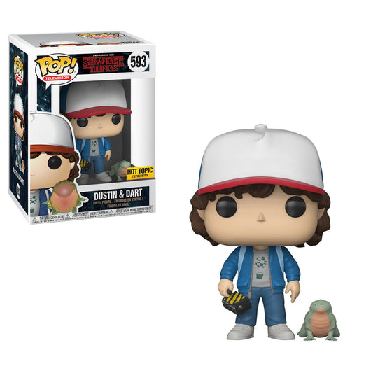 Funko Pop! Television Stranger Things - Dustin and Dart #593 Hot Topic Exclusive