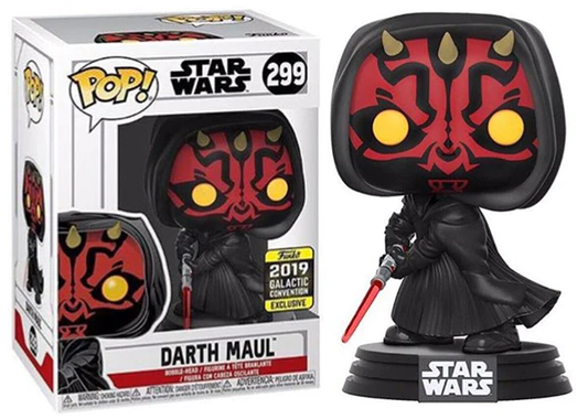 Funko Pop! Star Wars - Darth Maul #299 2019 Galactic Convention Shared Exclusive