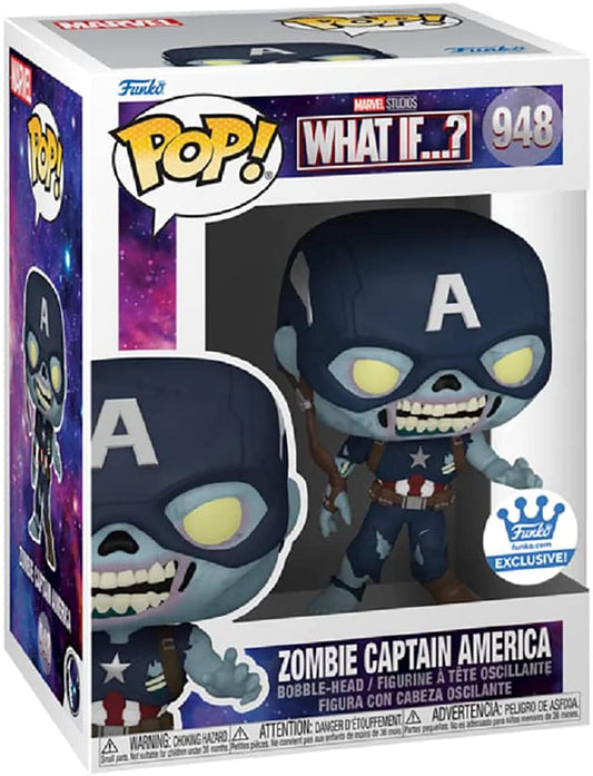 Funko Pop! Marvel What If - Zombie Captain America #948 Funko Shop Exclusive