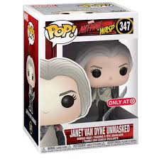 Funko Pop! Movie Marvel Antman & Wasp Janet Van Dyne Unmasked #347 Target Exclusive