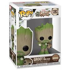 Funko Pop! Televison  Marvel We Are Groot Groot As Iron Man #1393