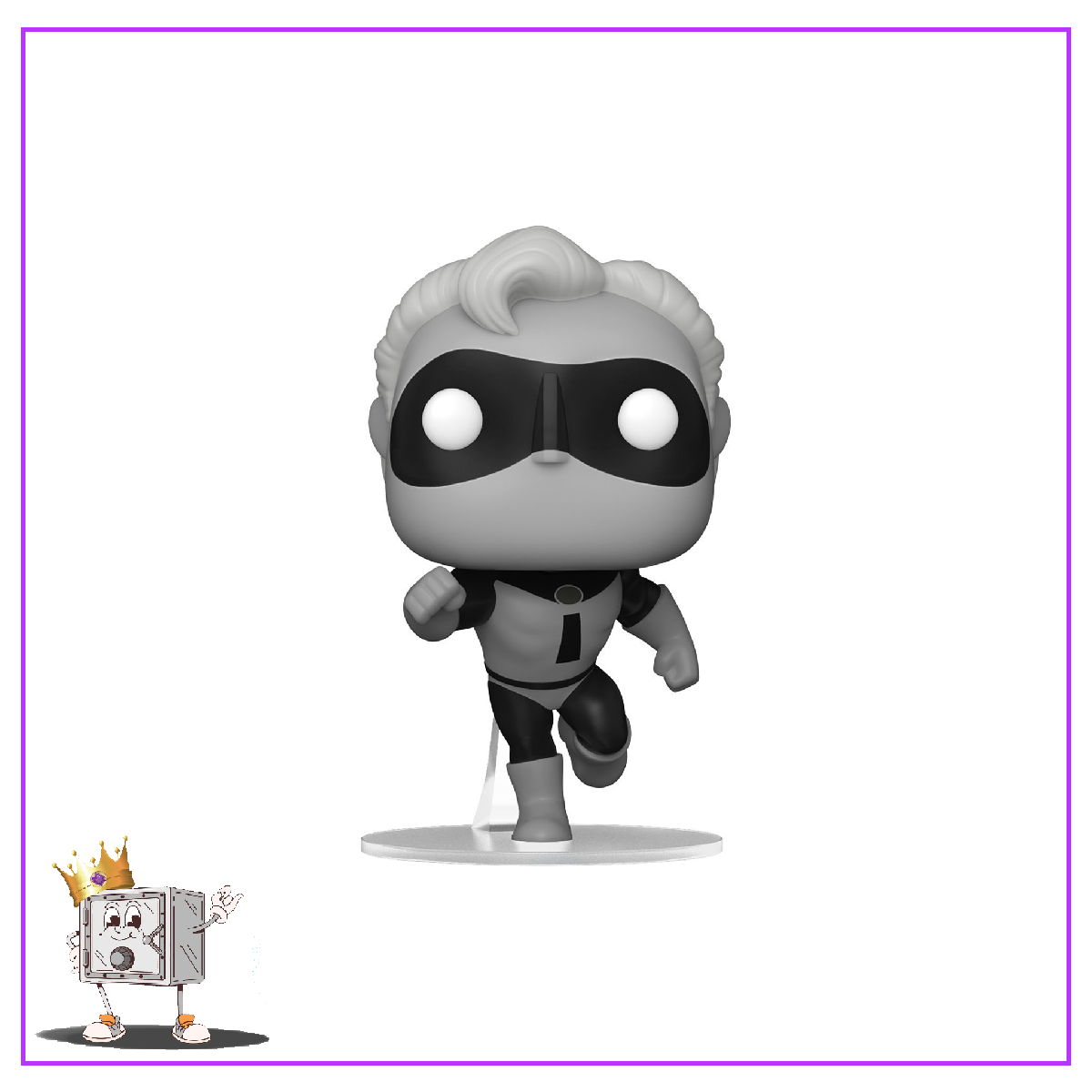 Funko Pop! Disney The Incredibles - Mr. Incredible #1509 Greyscale Black and White Chase