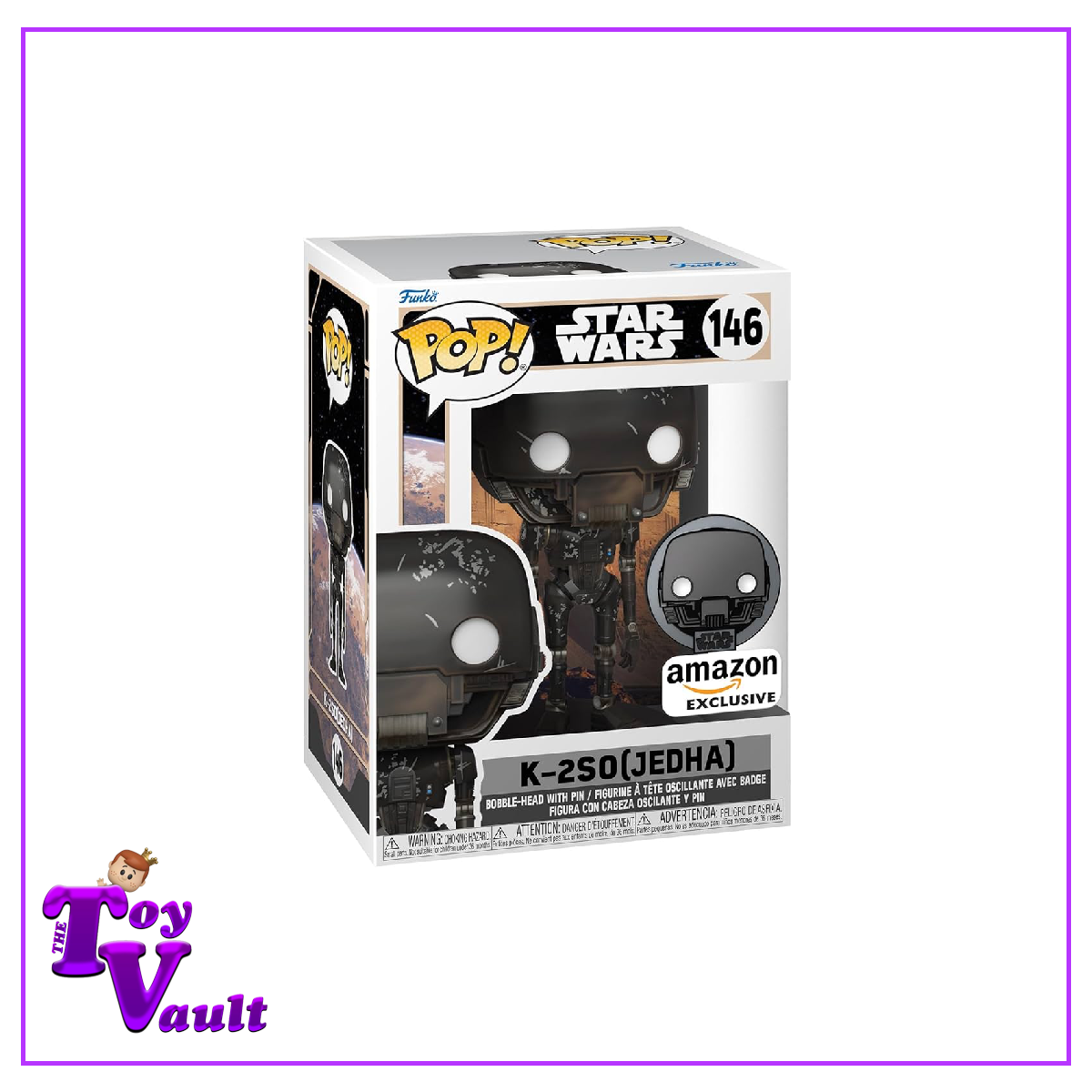 Funko Pop! Star Wars - K-2SO (Jedha) #146 Amazon Exclusive