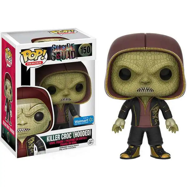 Funko Pop! DC Suicide Squad KIller Croc Hooded #150 Walmart Exclusive