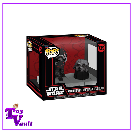 Funko Pop! Star Wars The Dark Side - Kylo Ren with Darth Vader's Helmet #739 Deluxe