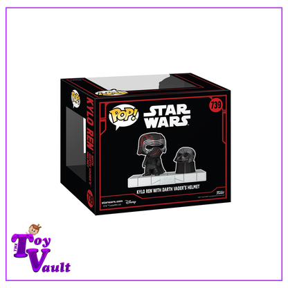 Funko Pop! Star Wars The Dark Side - Kylo Ren with Darth Vader's Helmet #739 Deluxe