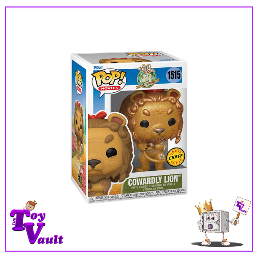 Funko Pop! Movies Wizard of Oz - Cowardly Lion #1515 Metallic Chase