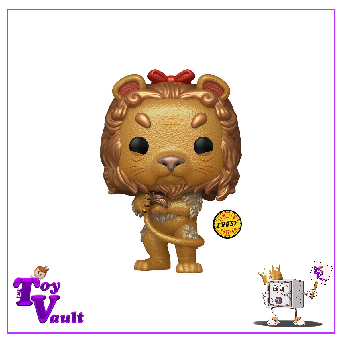 Funko Pop! Movies Wizard of Oz - Cowardly Lion #1515 Metallic Chase