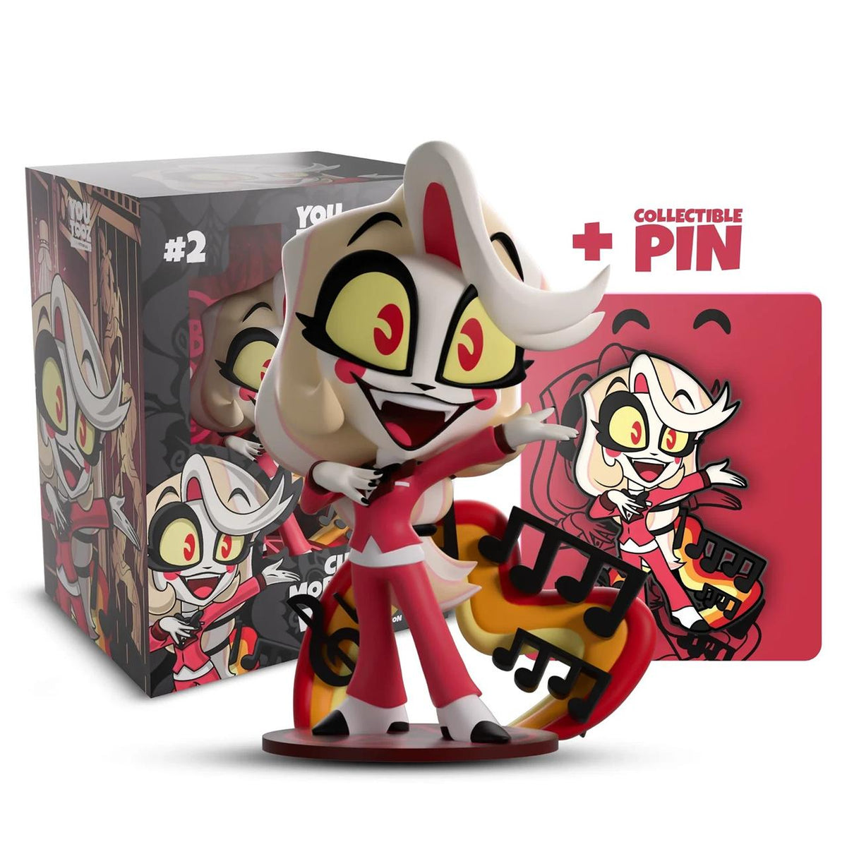 YouTooz Hazbin Hotel Charllie MorningStar Fye Exclusive Glow In the Dark