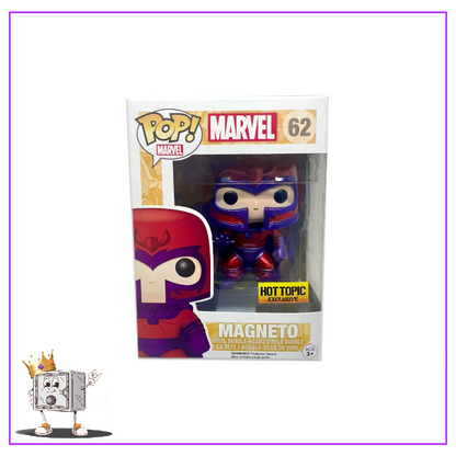 Funko Pop! Marvel X Men - Magneto #62 Metallic Hot Topic Exclusive