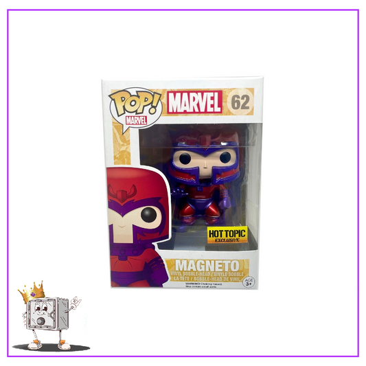 Funko Pop! Marvel X Men - Magneto #62 Metallic Hot Topic Exclusive