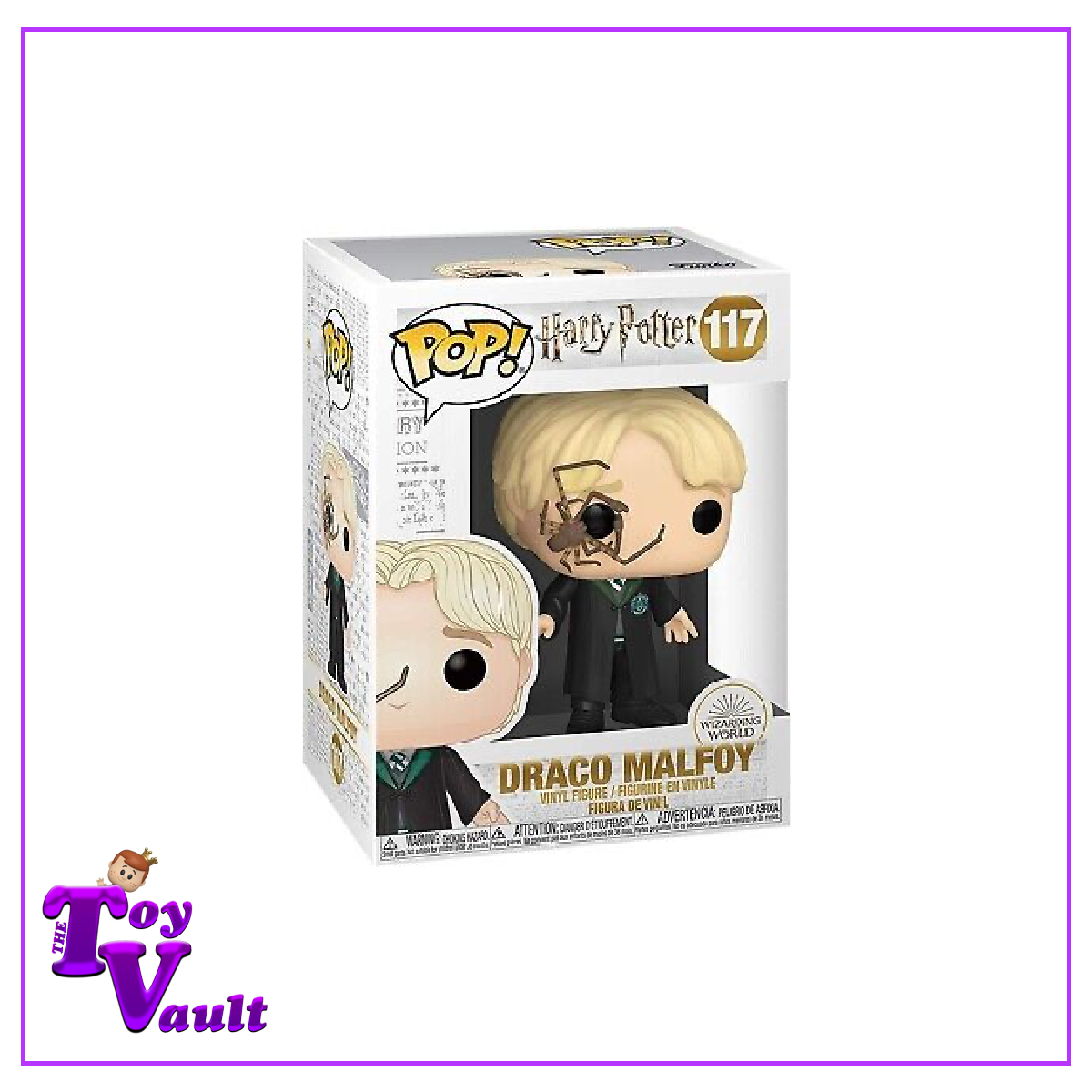 Funko Pop! Movies Harry Potter - Draco Malfoy with Whip Spider #117