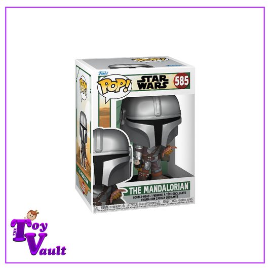Funko Pop! Star Wars Book of Boba Fett - The Mandalorian with Pouch #585