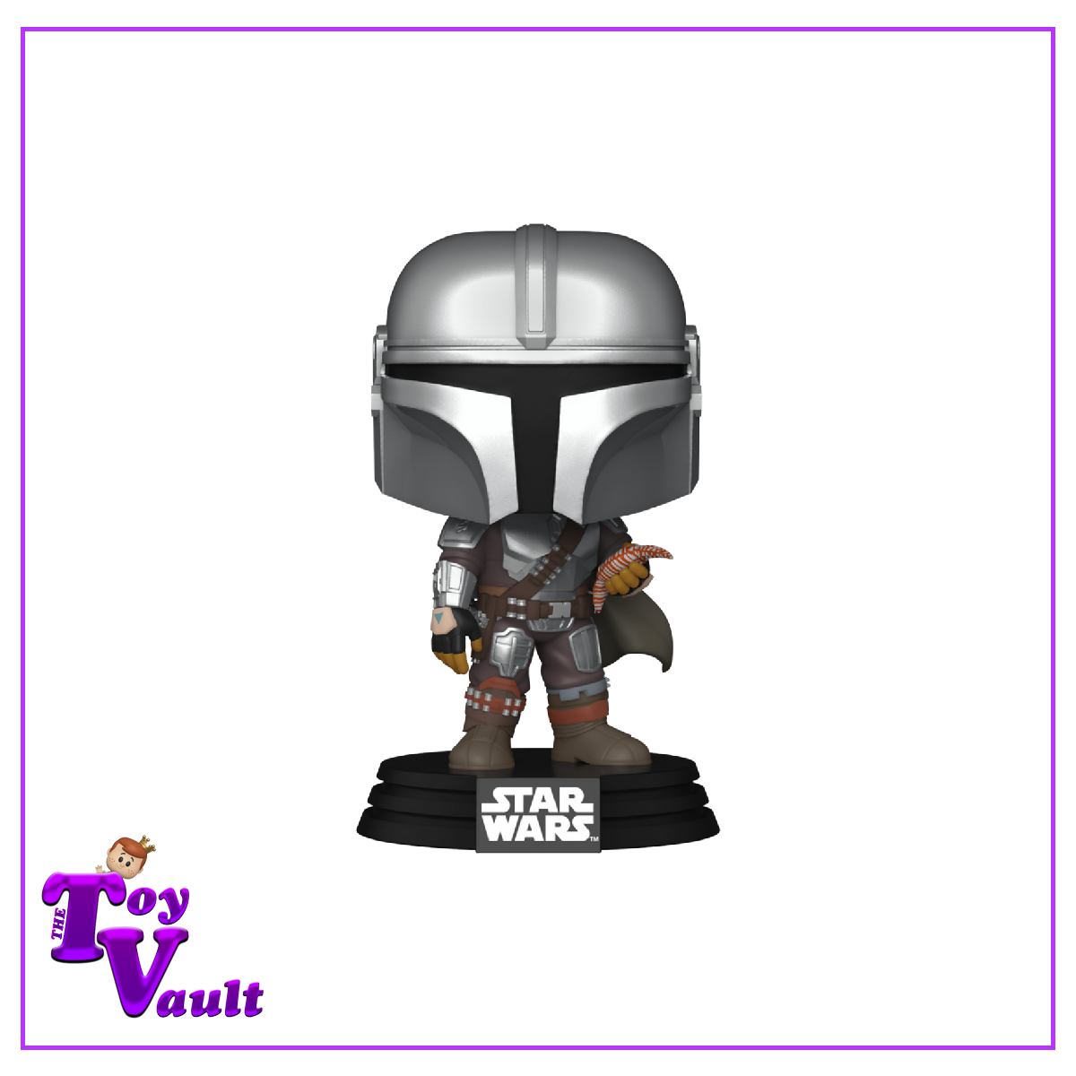 Funko Pop! Star Wars Book of Boba Fett - The Mandalorian with Pouch #585