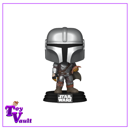 Funko Pop! Star Wars Book of Boba Fett - The Mandalorian with Pouch #585