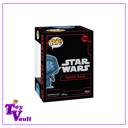 Funko Pop! Star Wars The Dark Side - Holographic Darth Maul #740 Glow in the Dark Specialty Series Exclusive