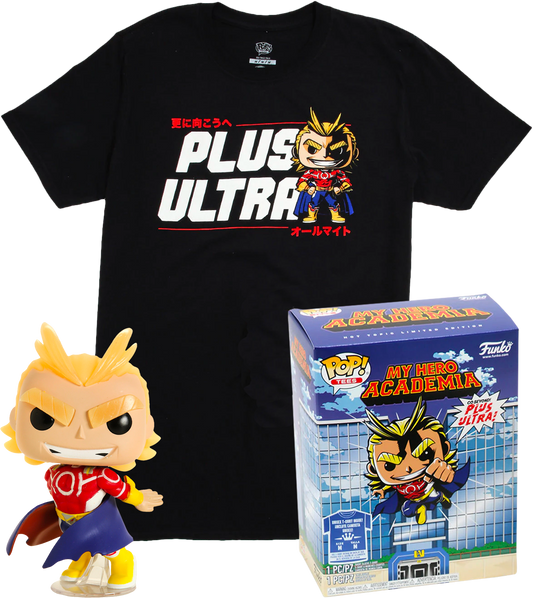 Funko Pop! Anime My Hero Academia All Might Glow in the Dark with XL T-Shirt