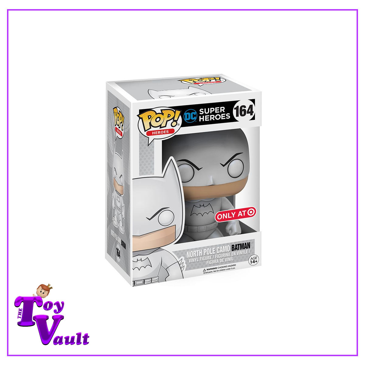 Funko Pop! DC Heroes - North Pole Camo Batman #164 Target Exclusive