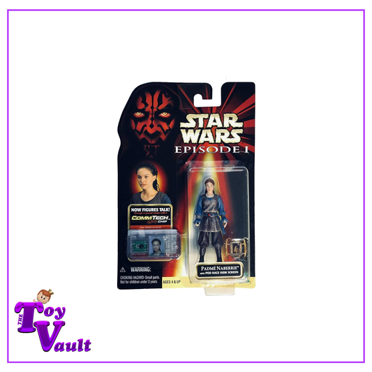 Hasbro Star Wars Episode 1 Padme Naberria with Pod Race View Screen 4 inch Figure (1998)