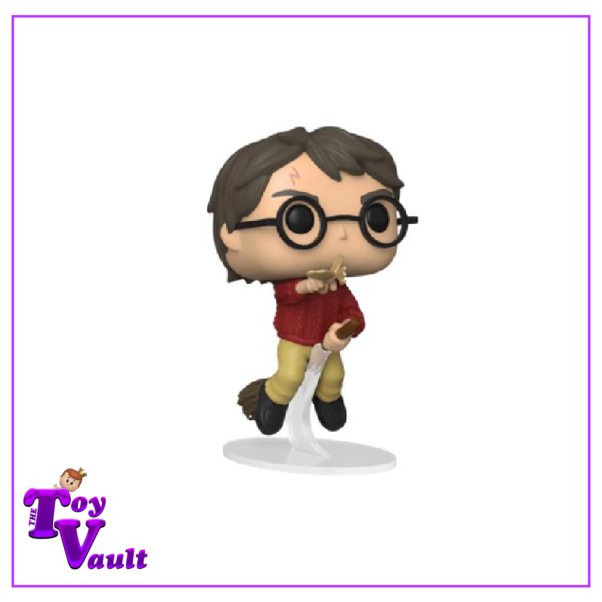 Funko Pop! Movies Harry Potter - Harry Potter with Broom #131 Virtual Con Shared Exclusive