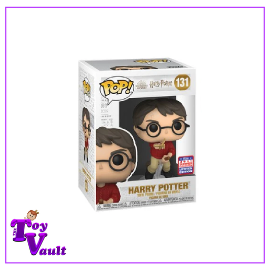 Funko Pop! Movies Harry Potter - Harry Potter with Broom #131 Virtual Con Shared Exclusive