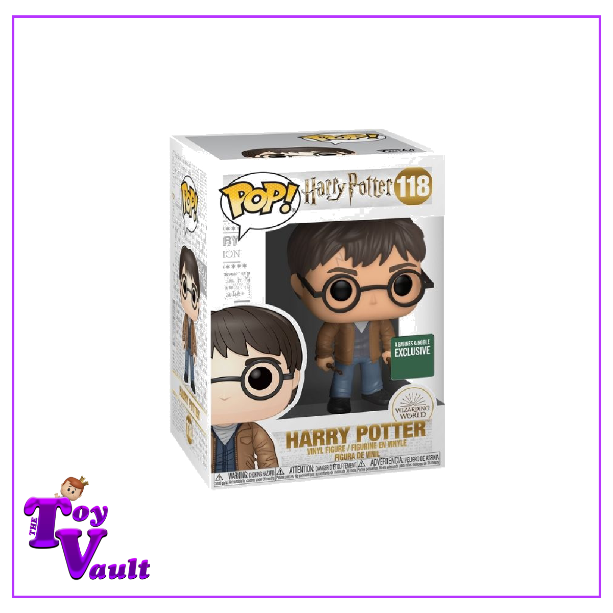 Funko Pop! Movies Harry Potter - Harry Potter with 2 Wands #118 Barnes and Noble Exclusive