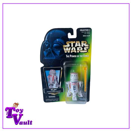 Hasbro Kenner Star Wars The Power of the Force - R5-D4 with Concealed Missile Launcher 4 Inch Figure (1996)
