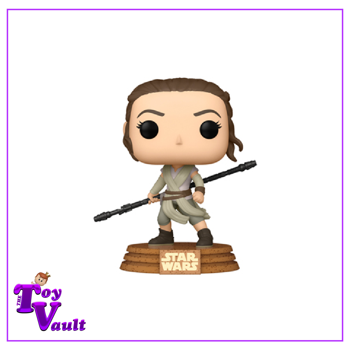 Funko Pop! Star Wars - Rey (Jakku) #451 2021 Virtual Con Shared Exclusive