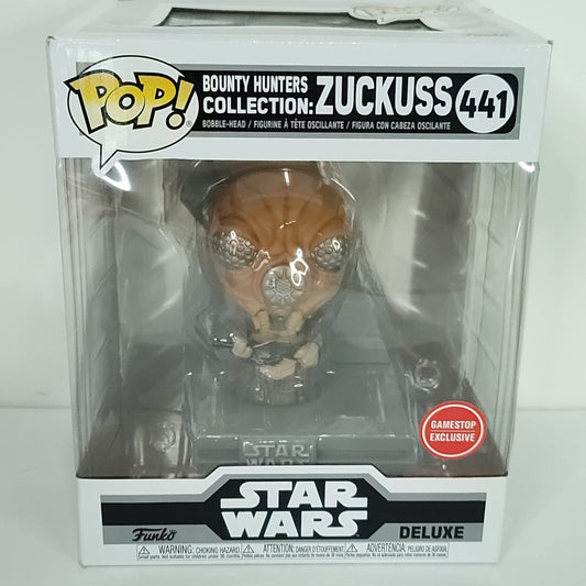 Funko Pop! Star Wars Bounty Hunter Collection Zuckuss #441 Gamestop Exclusive