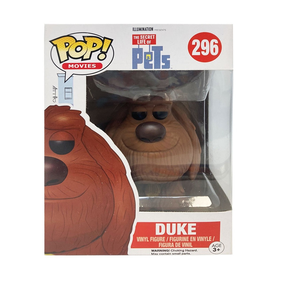 Funko Pop! Movie The Secret Life Of Pets Duke #296