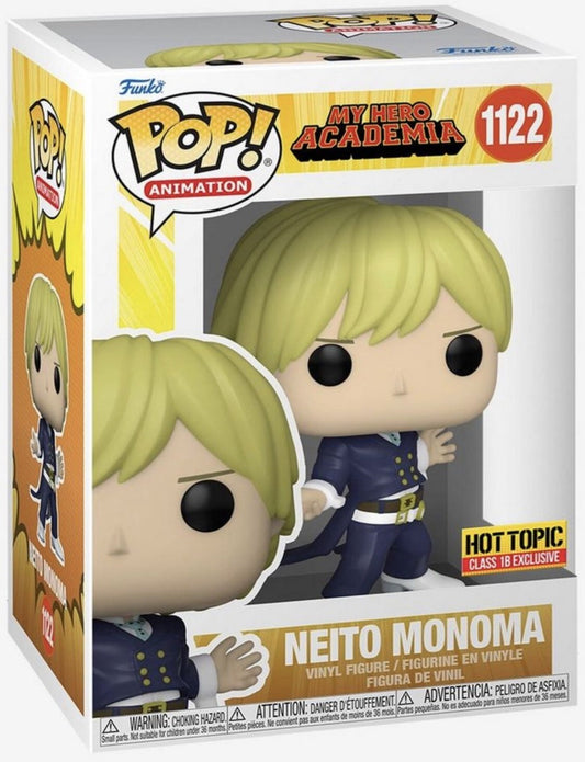 Funko Pop! Animation My Hero Academia Neito Monoma #1122 Hot Topic Exclusive