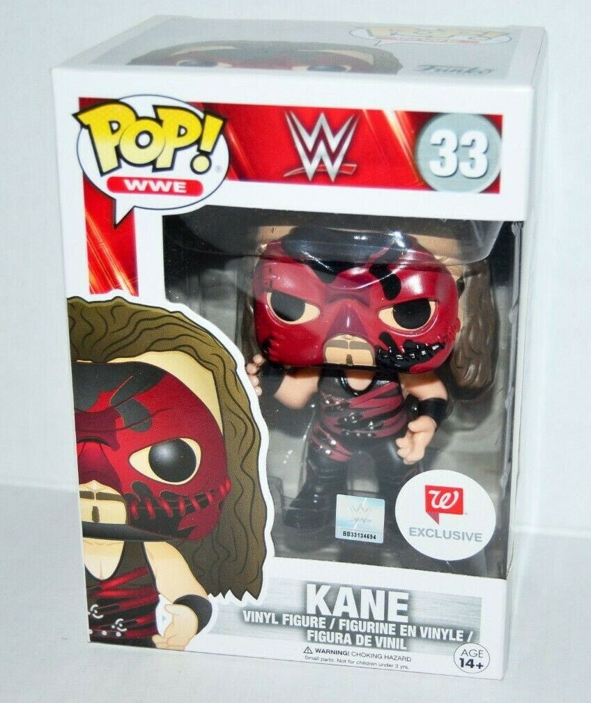 Funko Pop! WWE RAW Wrestling Kane #33 Walgreen Exclusive
