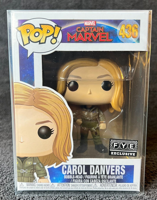 Funko Pop! Movies Captian Marvel Carol Danvers #436 FYE Exclusive