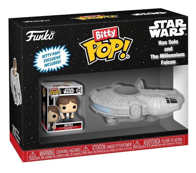 Funko Bitty Pop! Star Wars Han Solo with Millennium Falcon