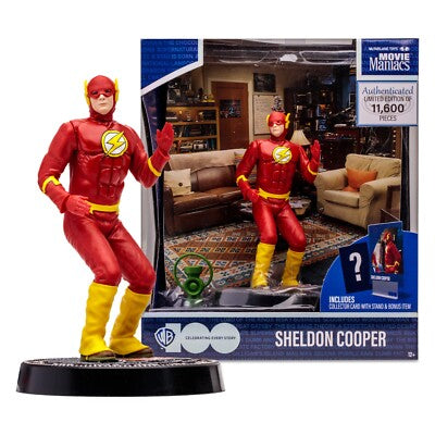 McFarlane Toys Movie Maniacs Sheldon Cooper as the Flash LE 11,600 pcs