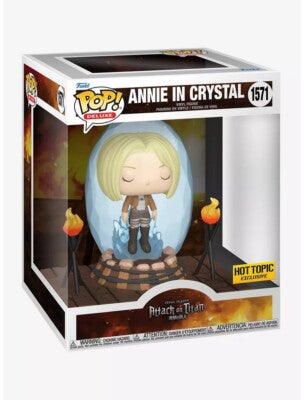 Funko Pop! Animation Attack On Titan Annie In Crystal #1571 HotTopic Exclusive