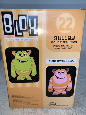 Disney Blox Vinyl With An Edge Sulley Color Studies Comic Con Exclusive 480 Pcs