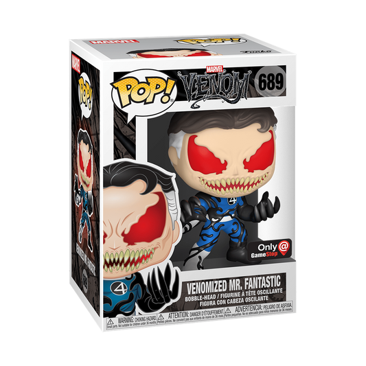 Funko Pop! Marvel Venomized Mr.Fantasic #689 Gamestop Exclusive