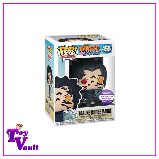 Funko Pop! Animation Naruto - Sasuke (Curse Mark) #455 Convention Exclusive