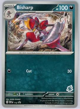 Pokemon Bisharp 112 SVP Black Star Promos