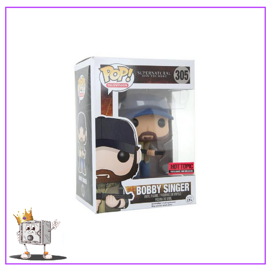 Funko Pop! Television Supernatural - Bobby Singer #305 Hot Topic Pre-Release Exclusive