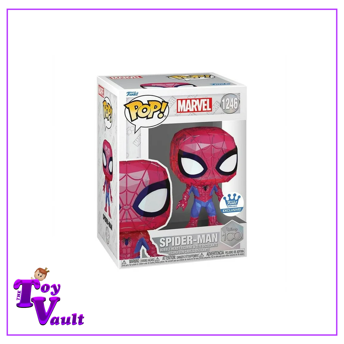 Funko Pop! Marvel Spider Man - Spider-Man #1246 (Facet) Funko Shop Exclusive