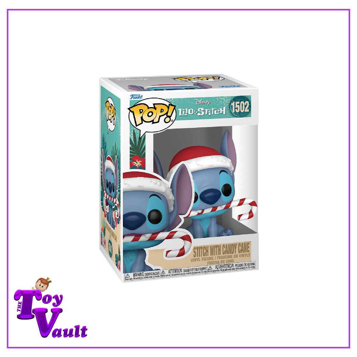 Funko Pop! Disney Holiday Lilo and Stitch - Stitch with Candy Cane #1502