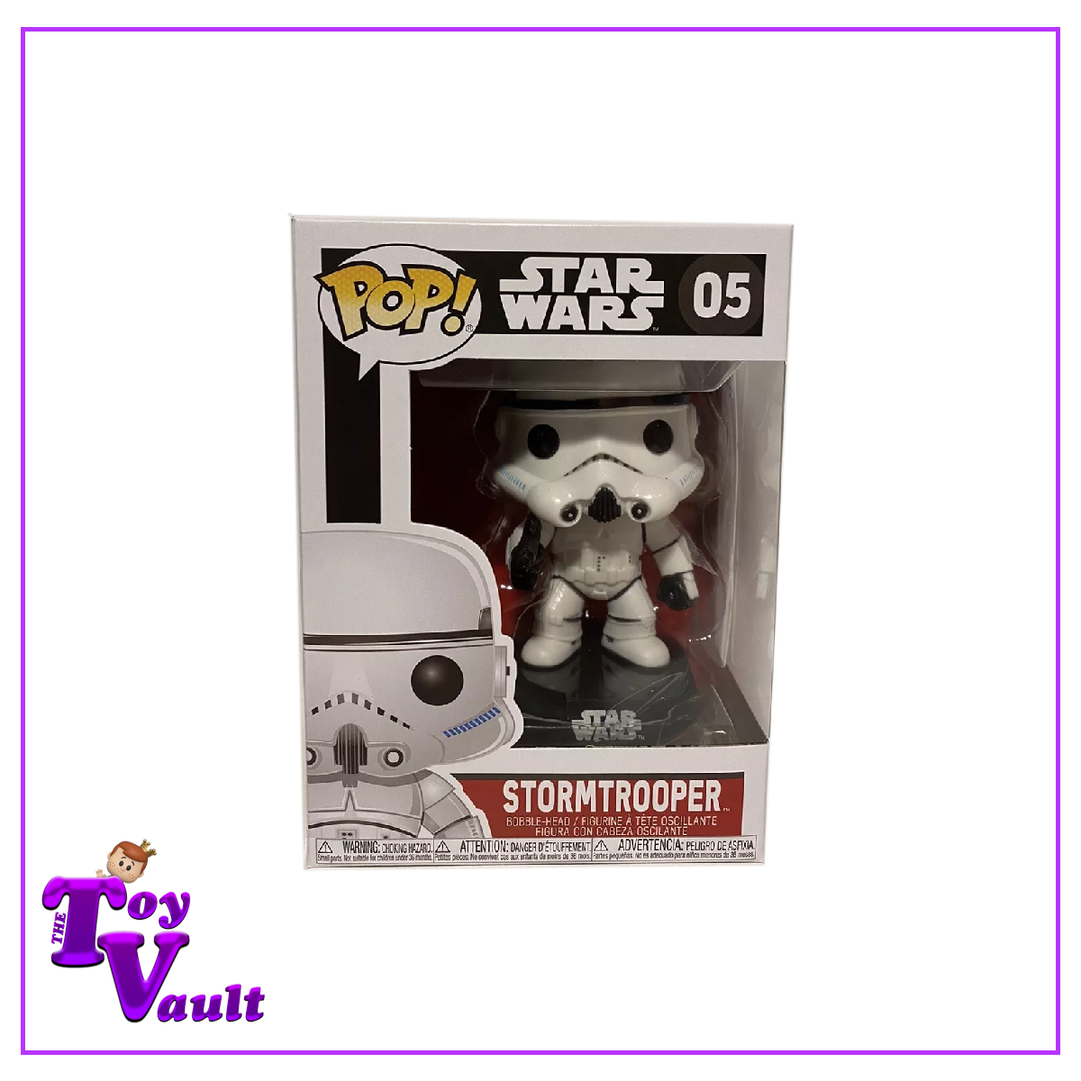 Funko Pop! Star Wars - Stormtrooper #05 (Black / Red Box)