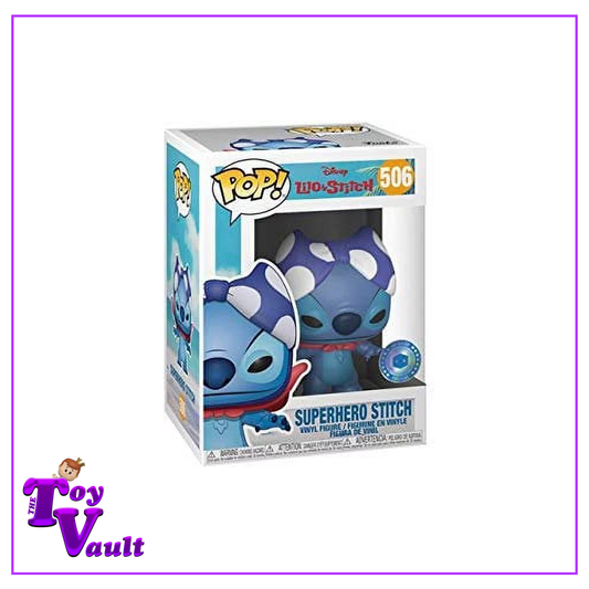 Funko Pop! Disney Lilo and Stitch - Superhero Stitch #506 Pop in A Box Exclusive